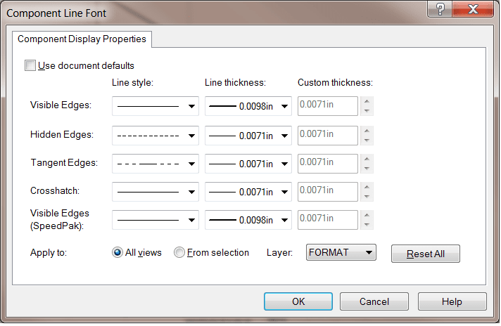 Component line font2