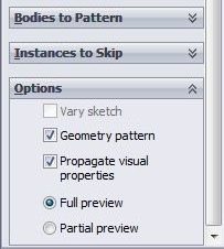 pattern menu