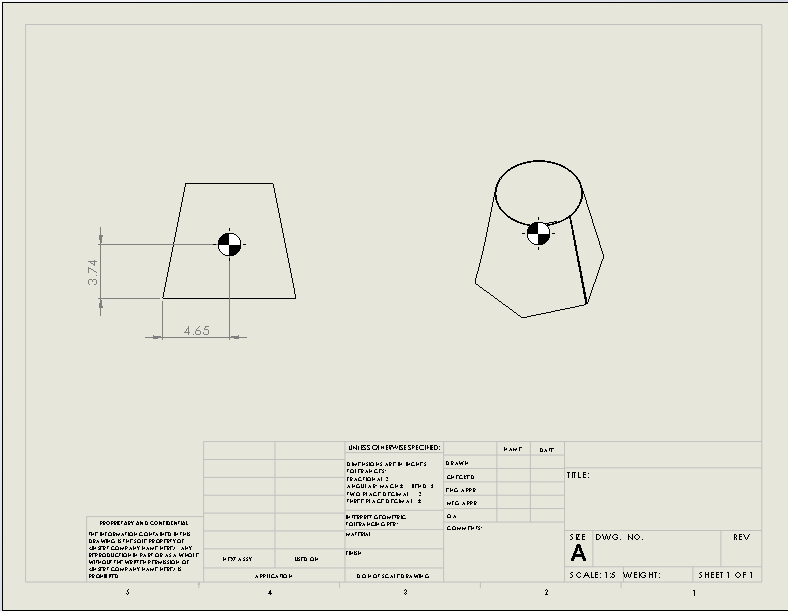 Drawings showing center of mass