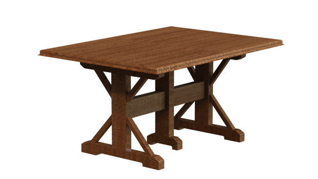 Closed Table Rendered in SOLIDWORKS Drawings