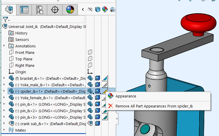 , Navigating your SOLIDWORKS Display Pane