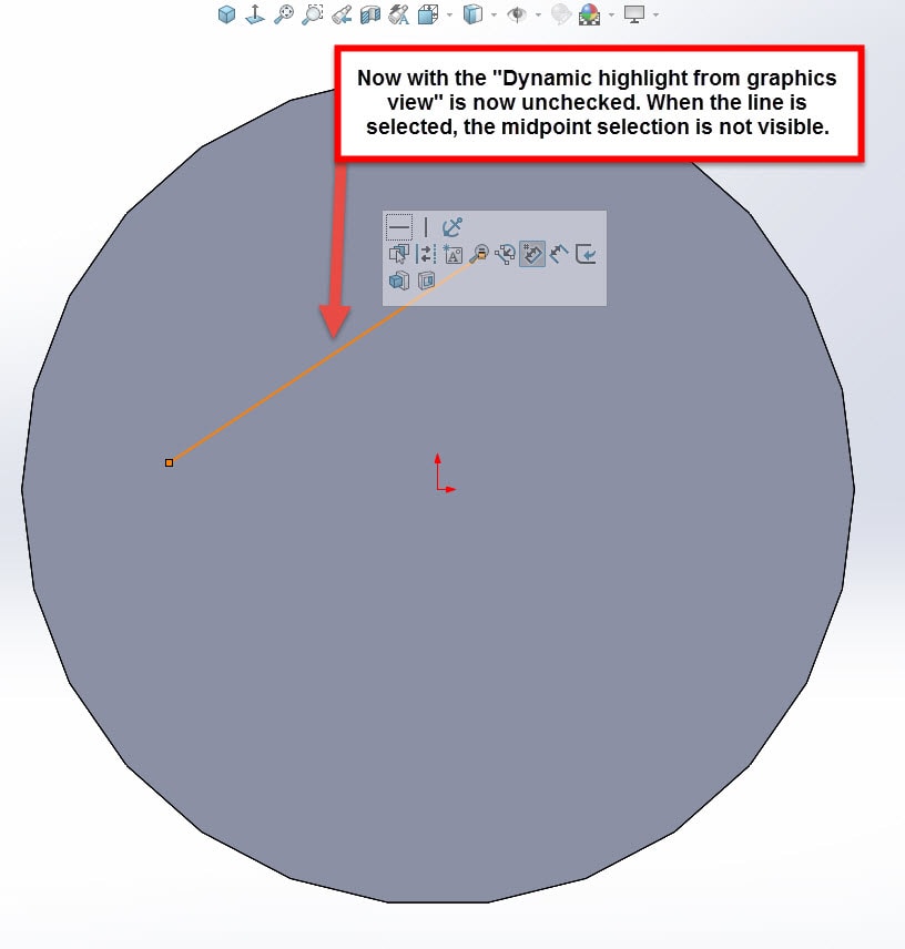 , SOLIDWORKS Dynamic Highlighting In Graphics View