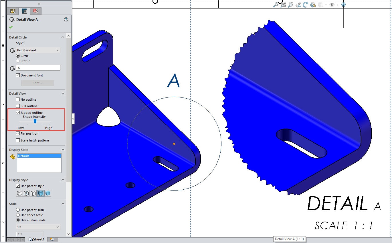 , SOLIDWORKS 2017 WHAT’S NEW: JAGGED OUTLINES – #SW2017