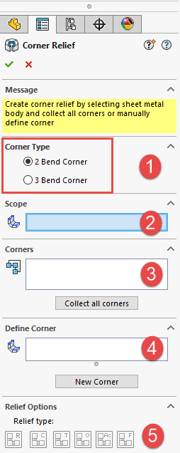 , SOLIDWORKS 2017 What’s New: Sheetmetal Corner Relief – #SW2017