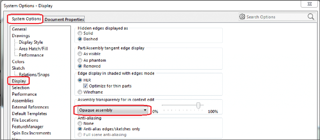 Setting-Parts-to-be-colored-and-opaque-when-editing-in-SOLIDWORKS-3