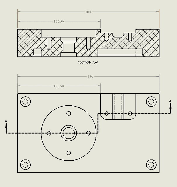 , Creating Offset Section Views in SOLIDWORKS Drawings