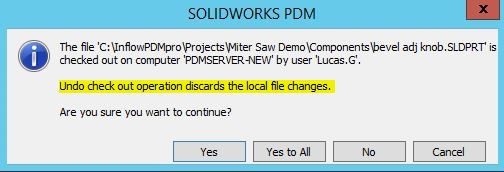 , SOLIDWORKS PDM 2018 What’s New – Enhanced Permission Control &#8211; Undo Check Out – #SW2018