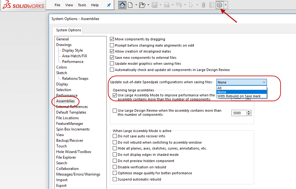 , SOLIDWORKS 2018 What’s New – SpeedPak Updates – #SW2018