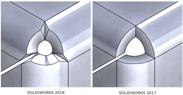 , SOLIDWORKS 2018 What’s New – SOLIDWORKS Sheet Metal Three Bend Corner Relief – #SW2018