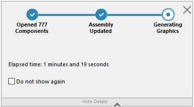 , SOLIDWORKS 2018 What’s New – Assembly Open Progress Indicator – #SW2018