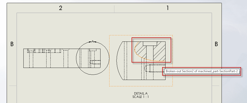 , SOLIDWORKS 2018 What&#8217;s New – Broken-Out Section Views – #SW2018