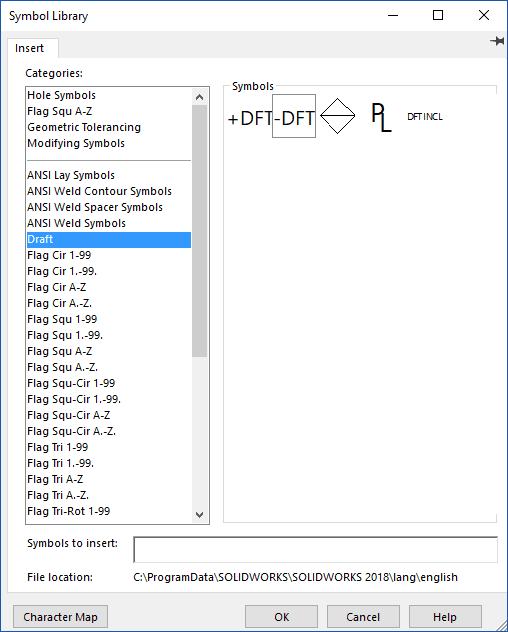 , SOLIDWORKS 2018 What’s New – New Draft Symbols – #SW2018