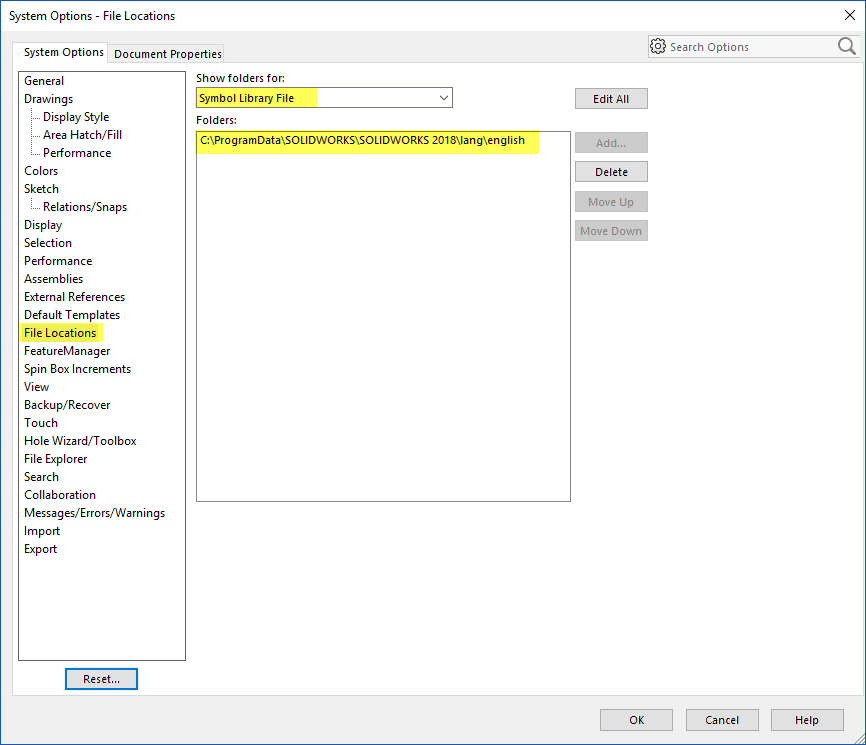 , SOLIDWORKS 2018 What’s New – New Draft Symbols – #SW2018