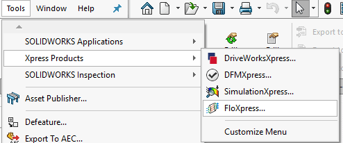 , SOLIDWORKS FloXpress