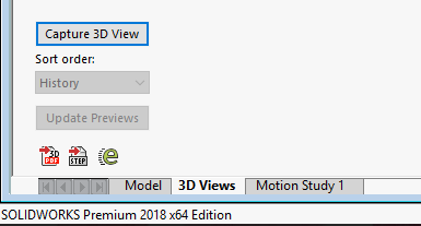 solidworks mbd 3d views