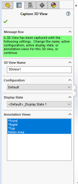 solidworks mbd capture 3d views