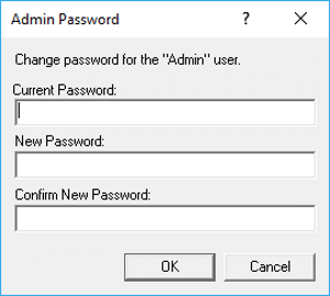 PDM Admin password