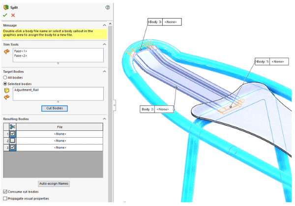 SOLIDWORKS Multibody part