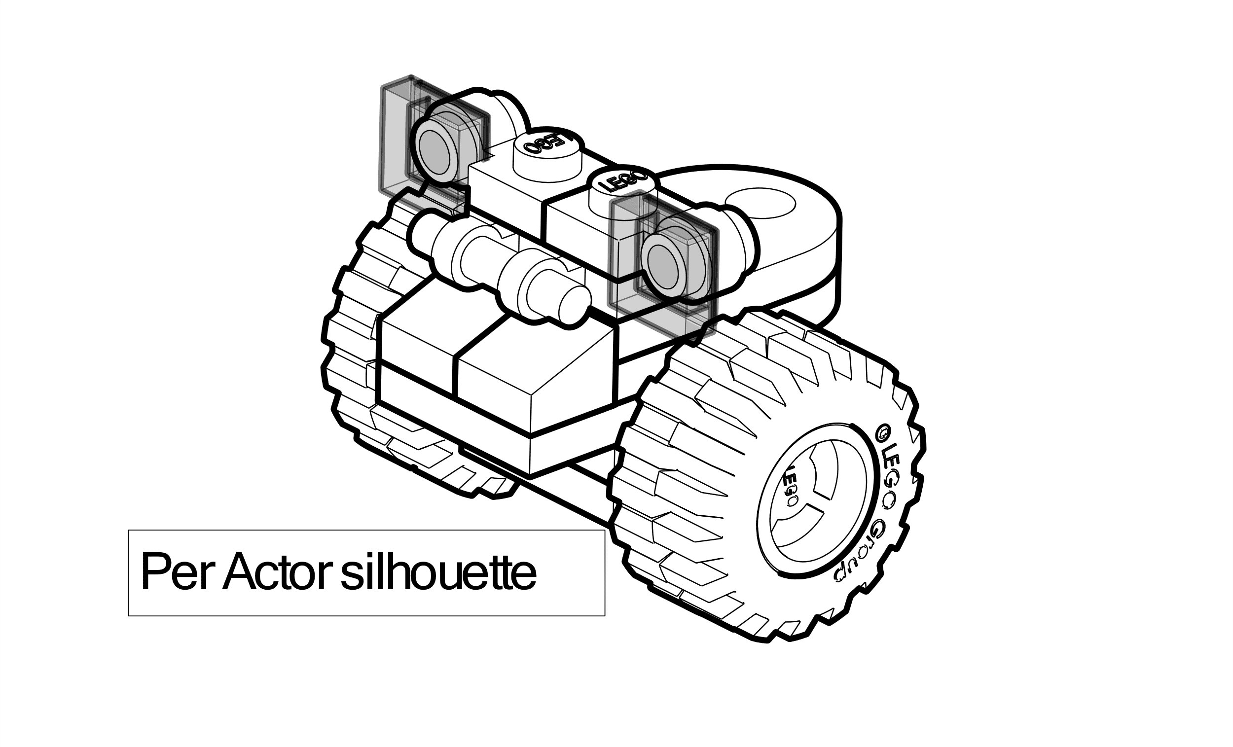 solidworks composer svg per actor silhouette