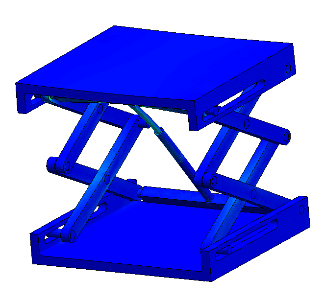 SOLIDWORKS Simulation finite element analysis updated stress concentrations on example part