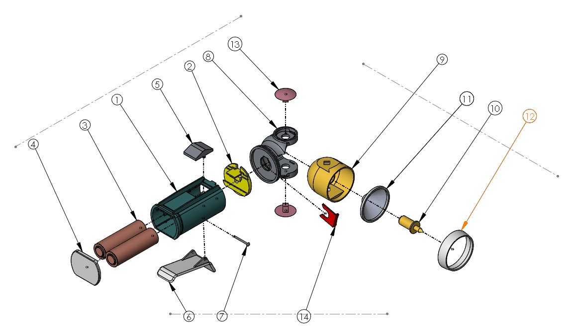 SOLIDWORKS MBD unaligned balloons