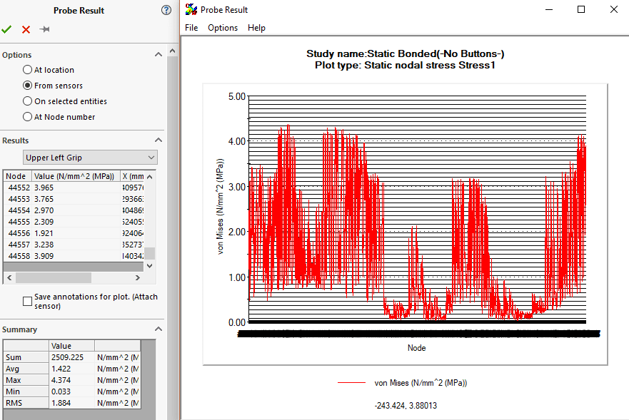 , Sensors in SOLIDWORKS