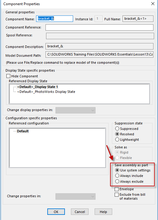 , SOLIDWORKS 2019 What’s New – Saving an Assembly as a Part – #SW2019