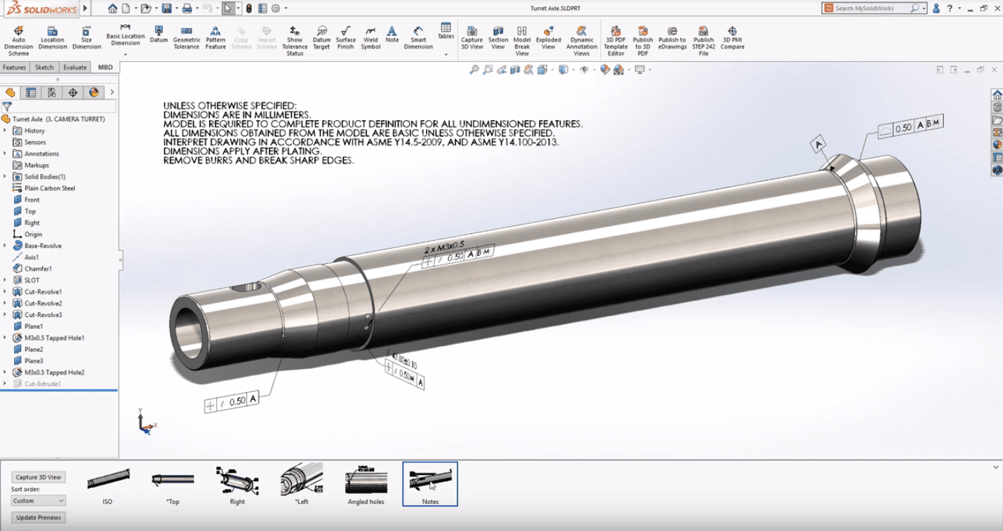 SOLIDWORKS MBD 2019