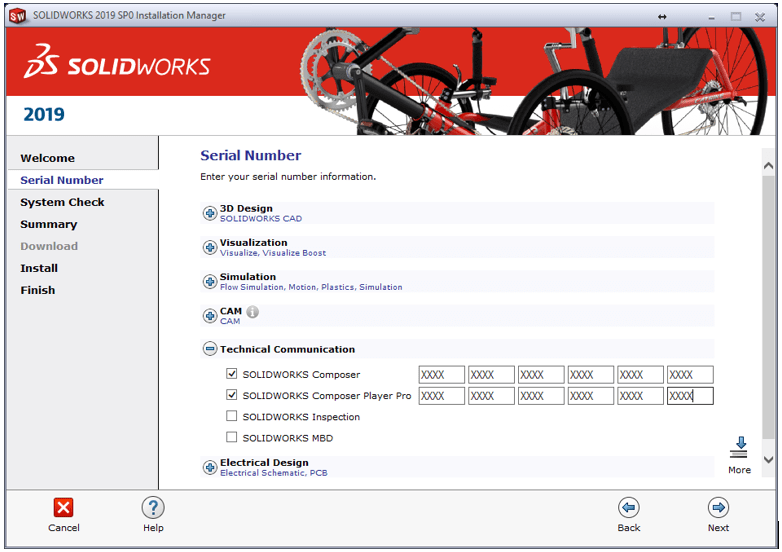 , SOLIDWORKS 2019 Installation Guide Part 4 – Composer, Plastics, Inspection, MBD and Simulation Installation