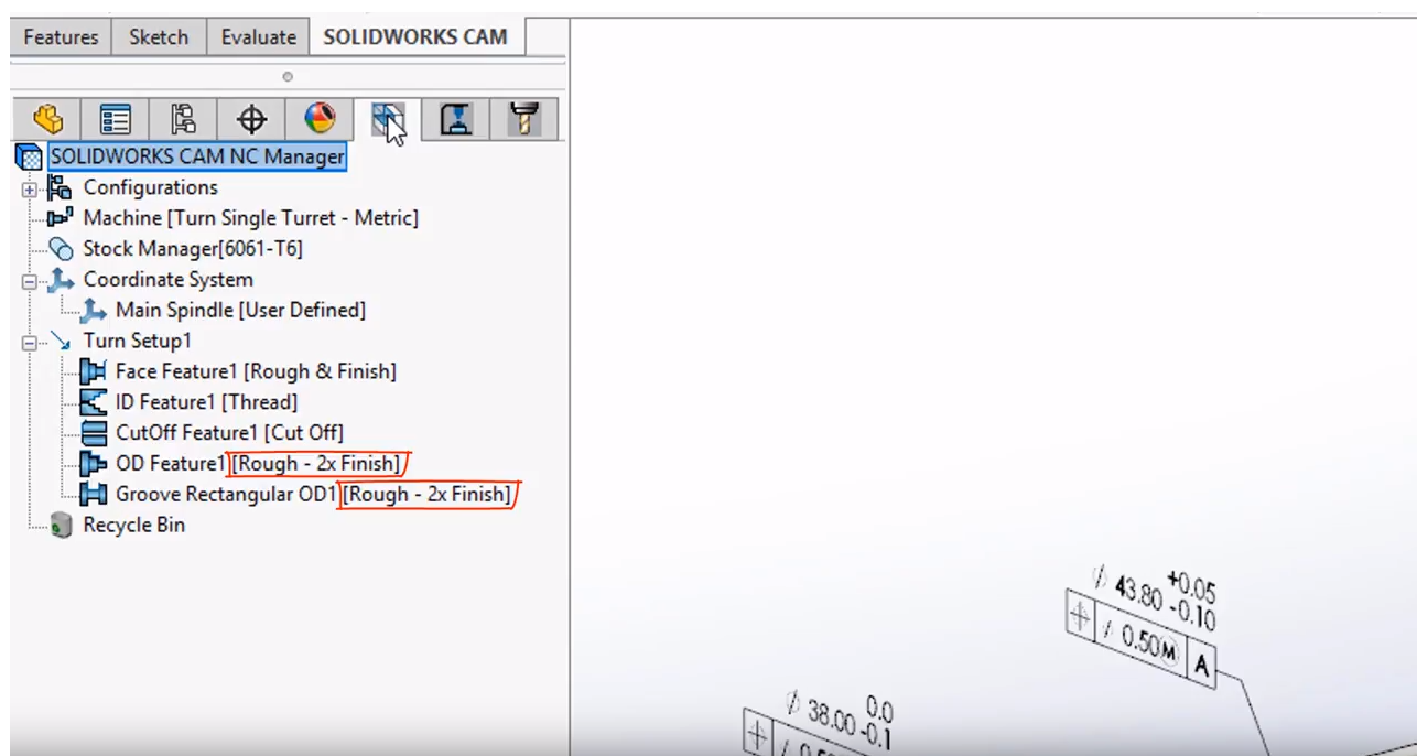 SOLIDWORKS CAM Turning 2019