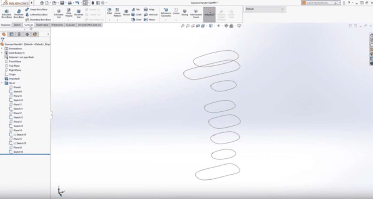 SOLIDWORKS 2019 Mesh data