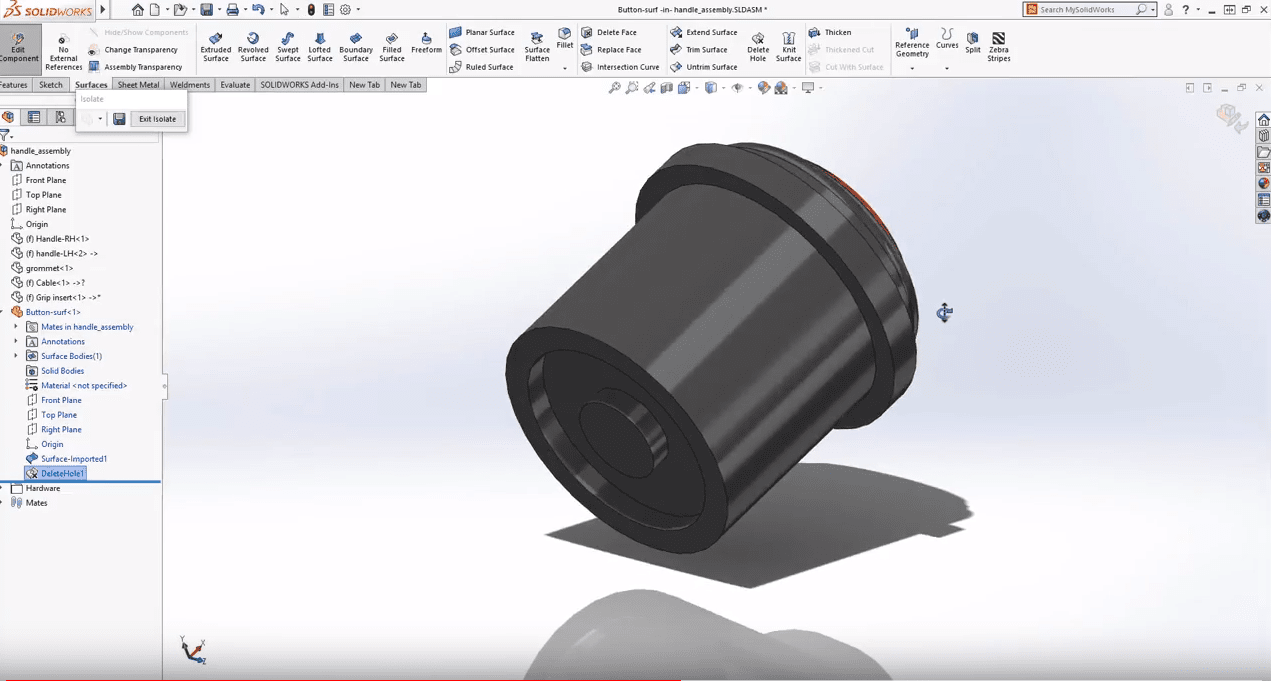 SOLIDWORKS 2019 mesh data image