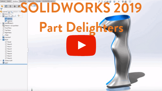 SOLIDWORKS 2019 mesh data video