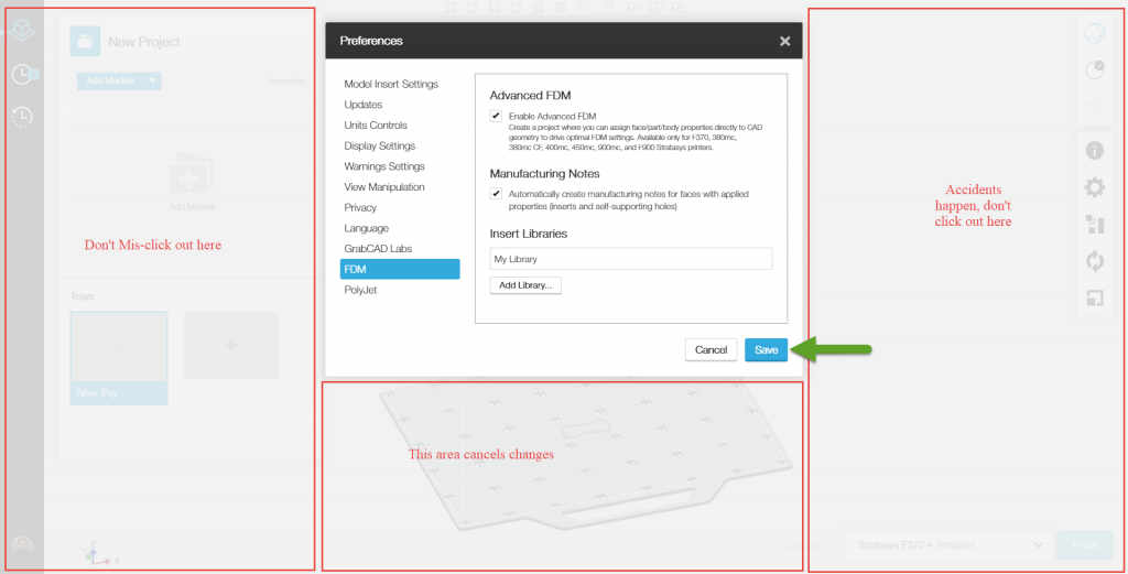 , Getting Started with GrabCAD &#8211; Advance FDM Mode