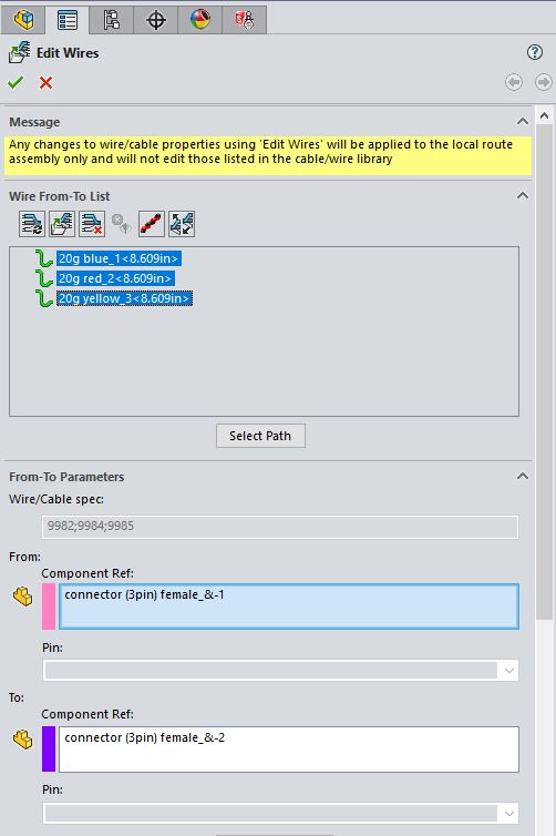 , How to Create a SOLIDWORKS Electrical Route