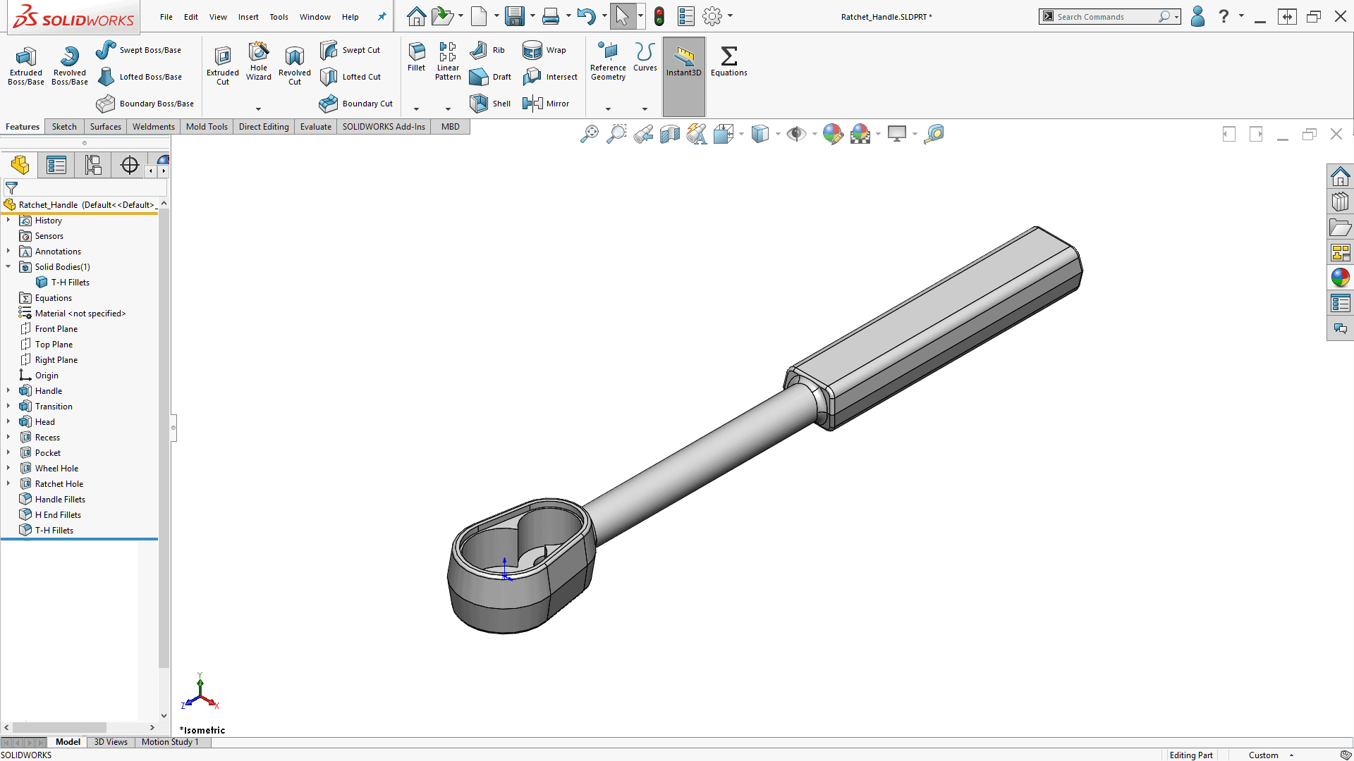 , SOLIDWORKS Deform Tool: Creating an Over-mold