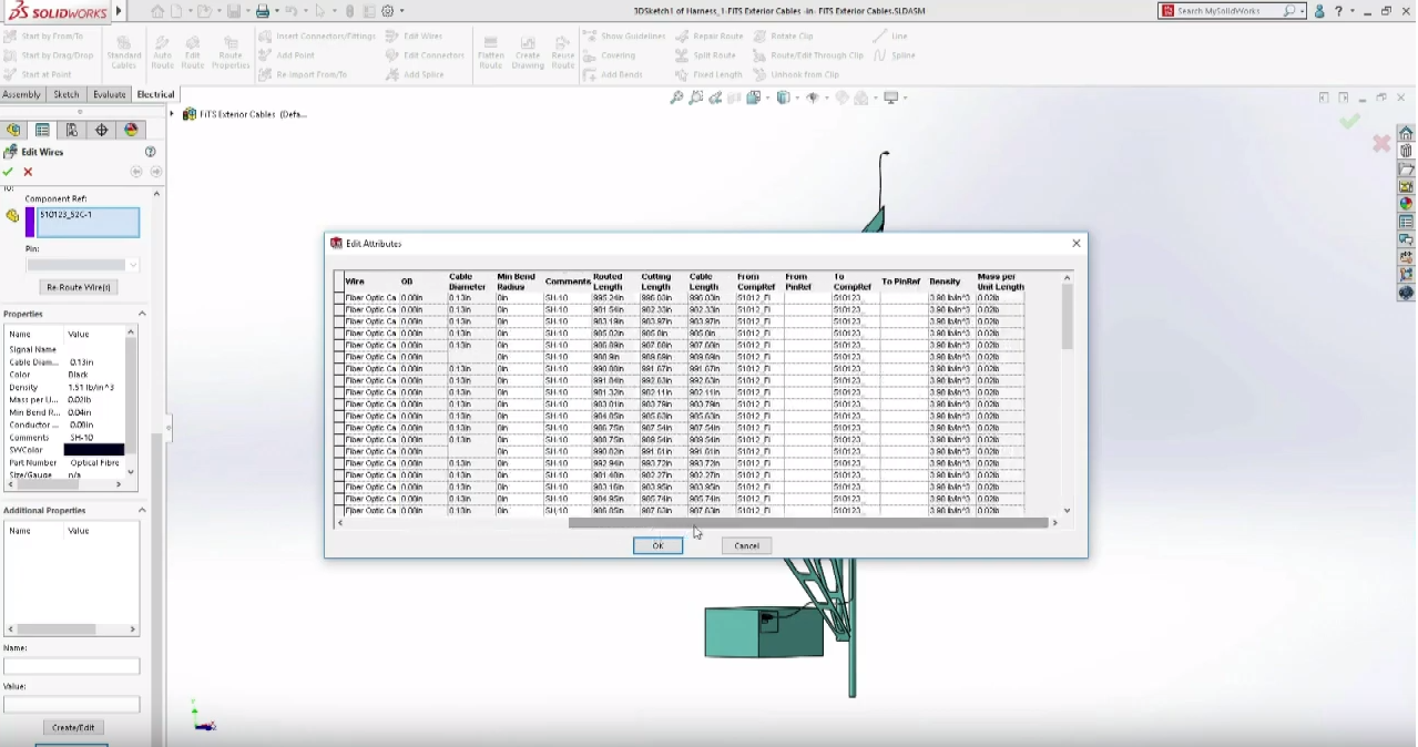 SOLIDWORKS 2020 mass autofill