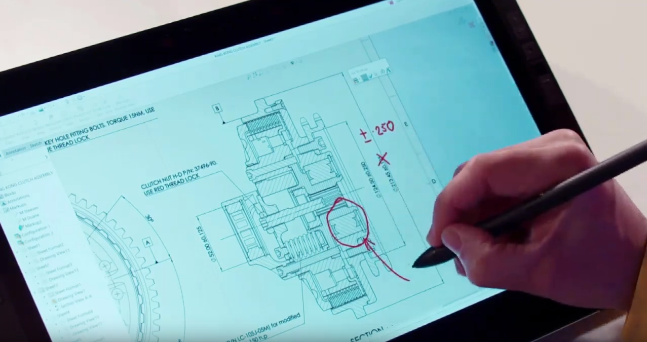 SOLIDWORKS 2020 markup mode