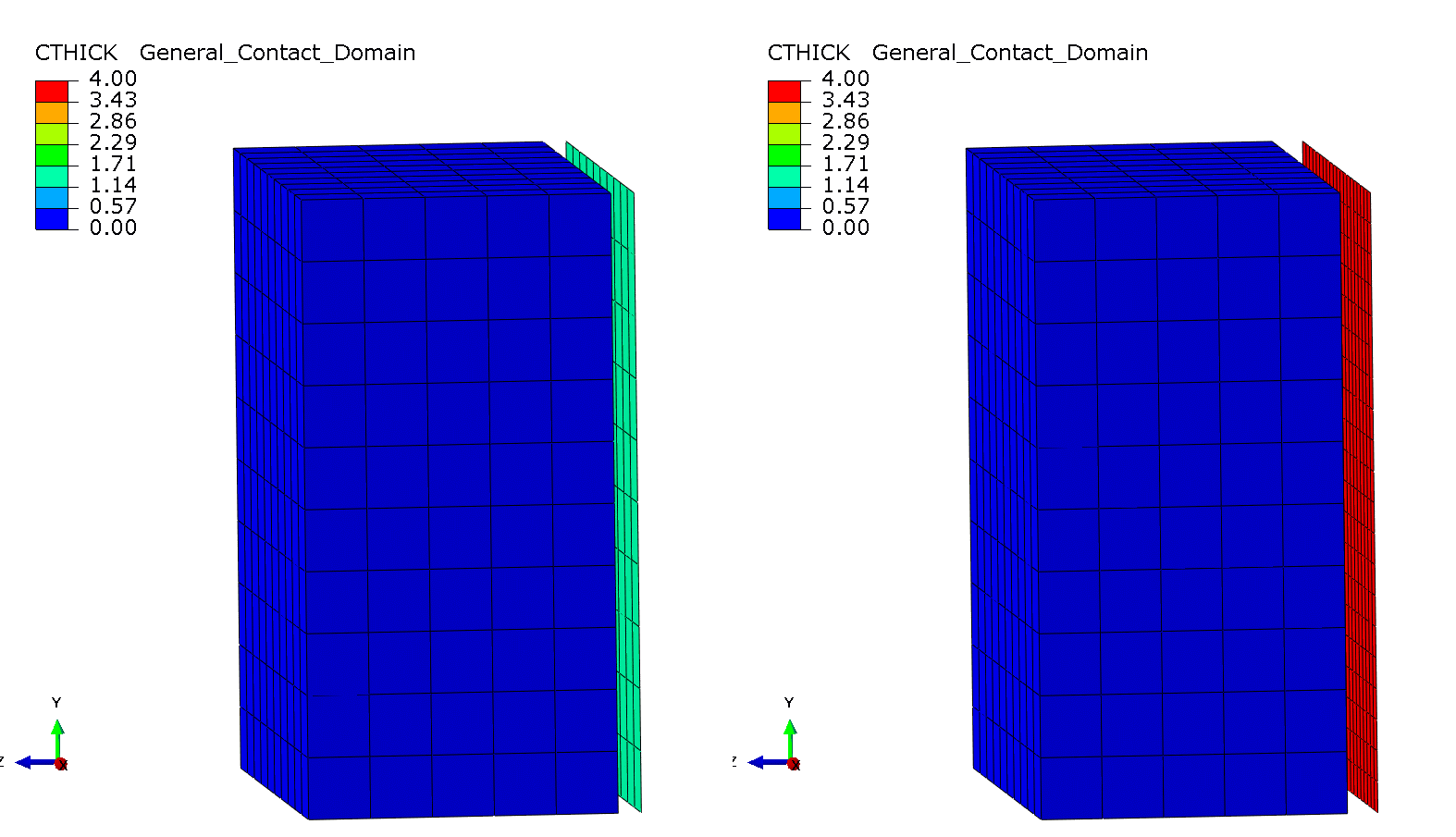 Abaqus shell thickness