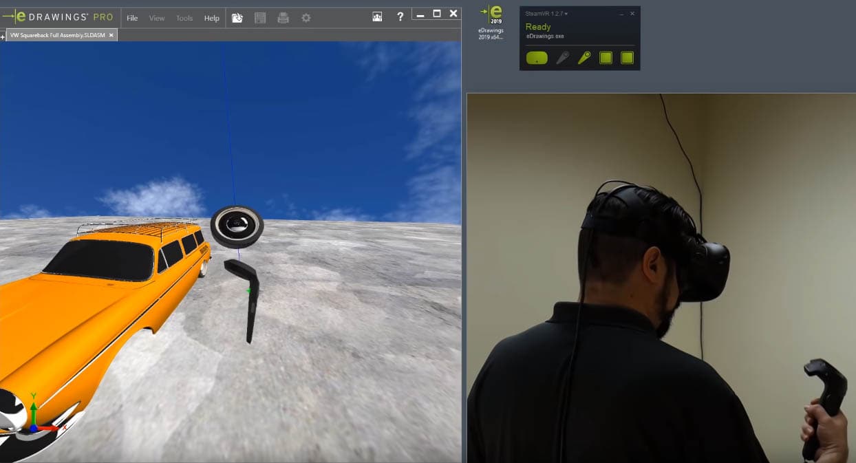 Experience virtual prototypes in Virtual Reality with SOLIDWORKS eDrawings 2019