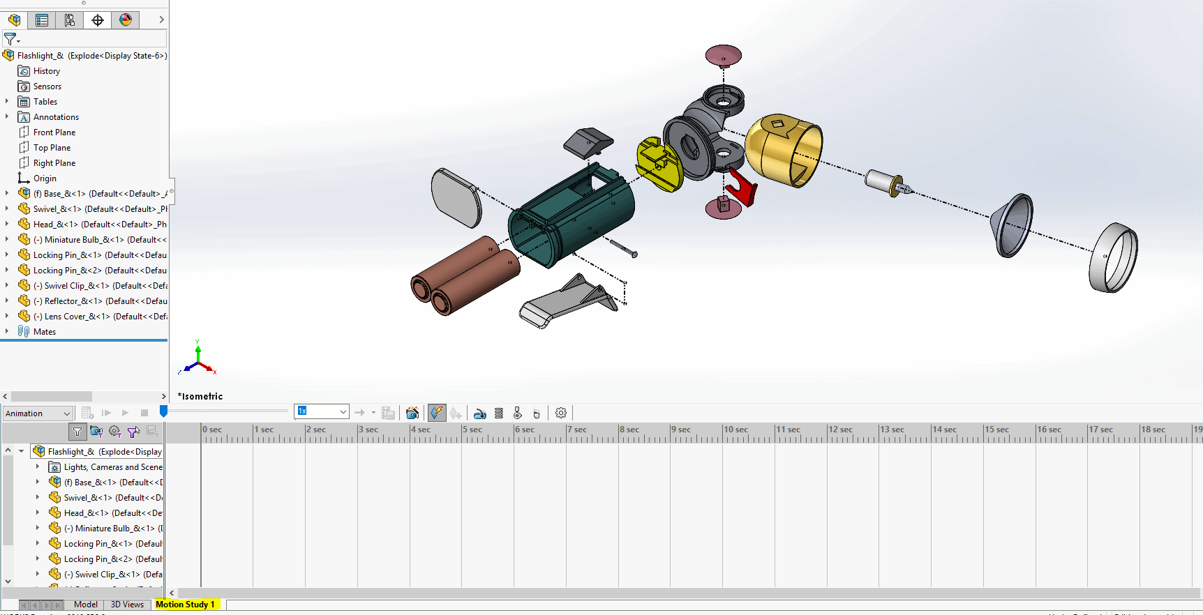 , SOLIDWORKS – Exploded View into Visualize