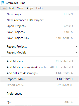 , Using the CMB file format with GrabCAD Print &#8211; Part 2