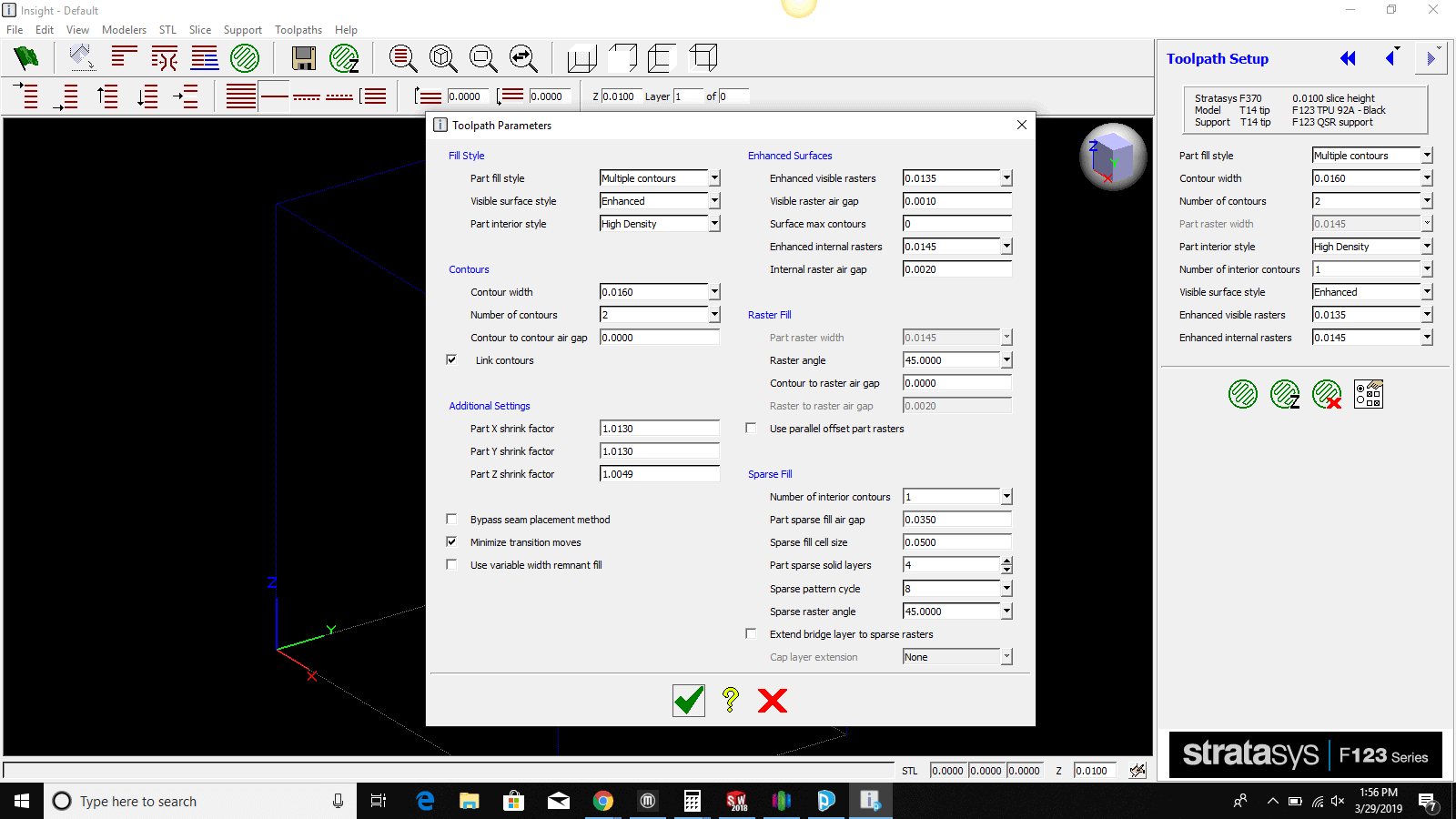 TPU Material contours