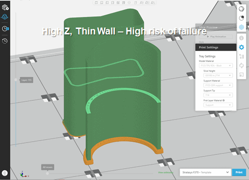 TPU 3D Printing part quality