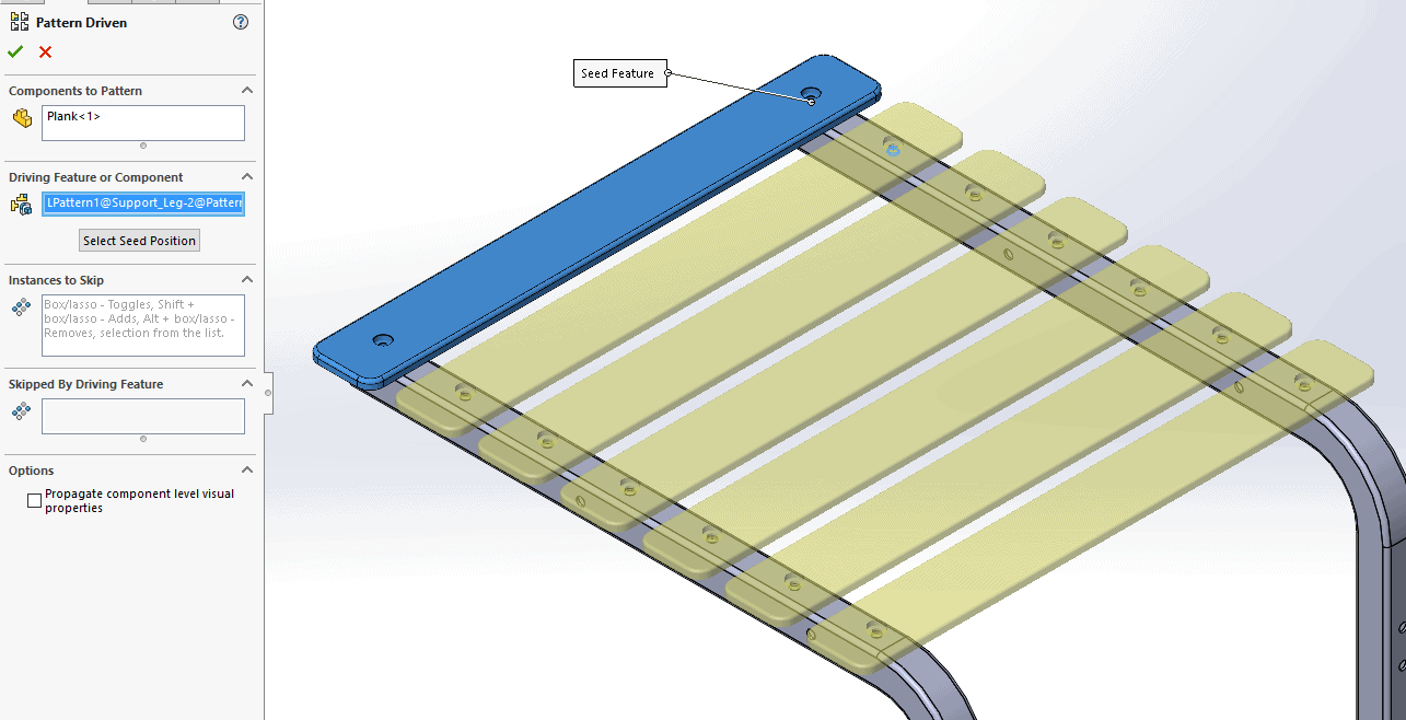 , SOLIDWORKS: Assembly Patterns Using Pattern Driven Components