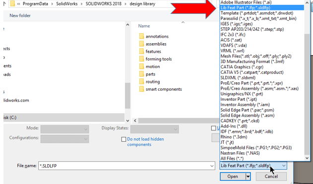 thread profile solidworks