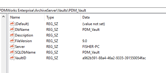Move SOLIDWORKS PDM to a New Server new names