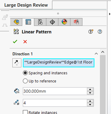 , SOLIDWORKS 2020 What’s New – Create and Edit Component Patterns and Create Mates to Reference Geometry in Large Design Review