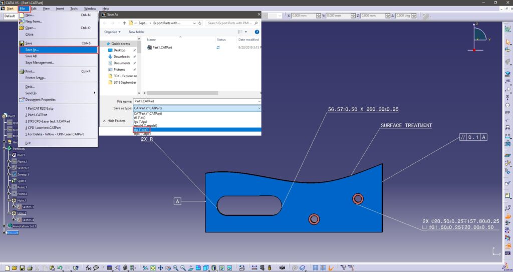 Convert To Jt Catia V5 Menu | CAD convertors from CATIA V5 3D – RFPEA