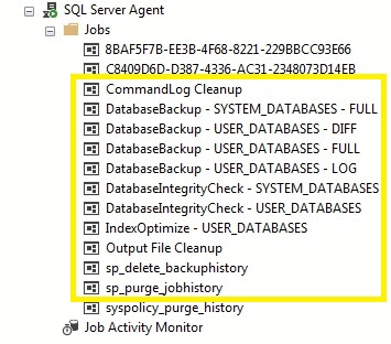 SQL backup server agent